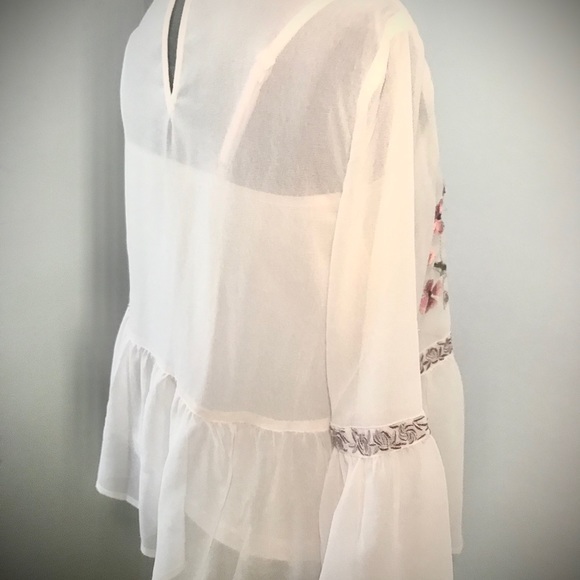 Miss Selfridge very light pink top size US 6 - Picture 2 of 4